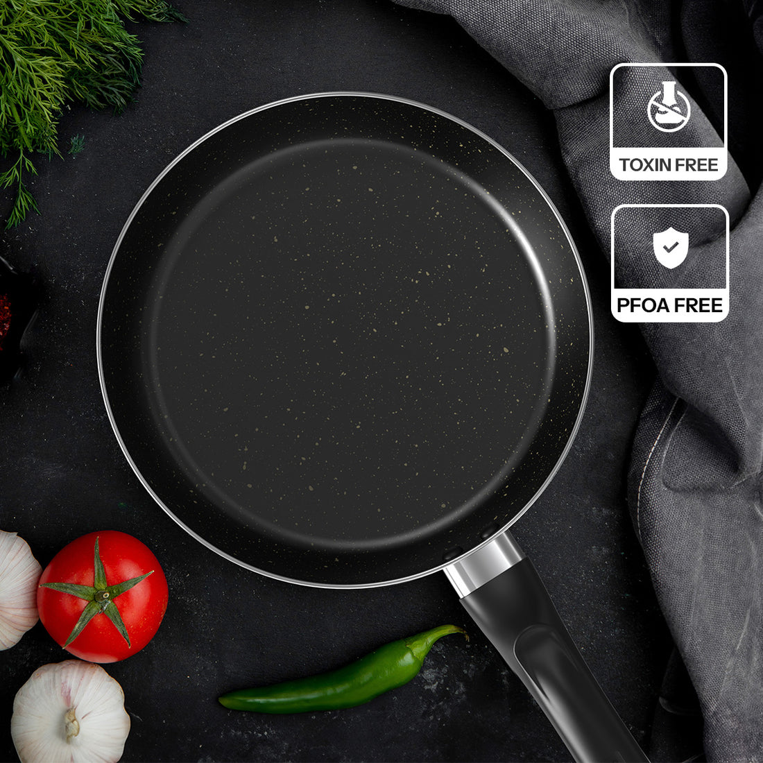 3-Piece Non-Stick Frying Pan Set Image1