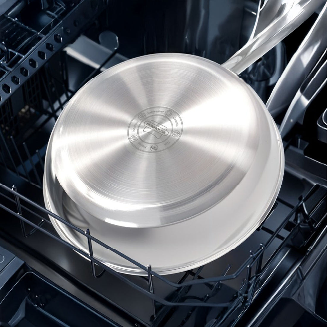Whole-Clad Stainless Steel Frying Pan Chef Series Image2