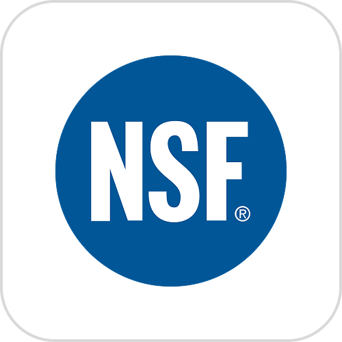 NSF logo on a white background
