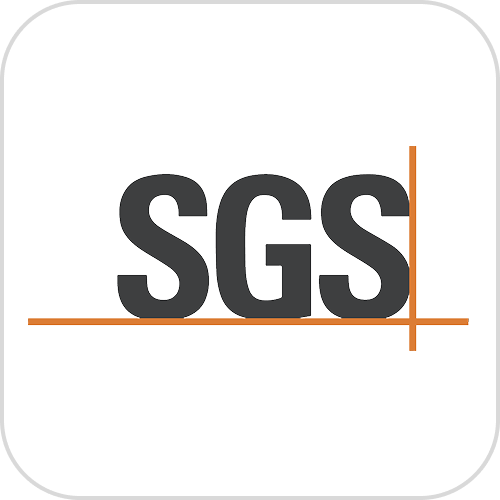 SGS logo on a white background