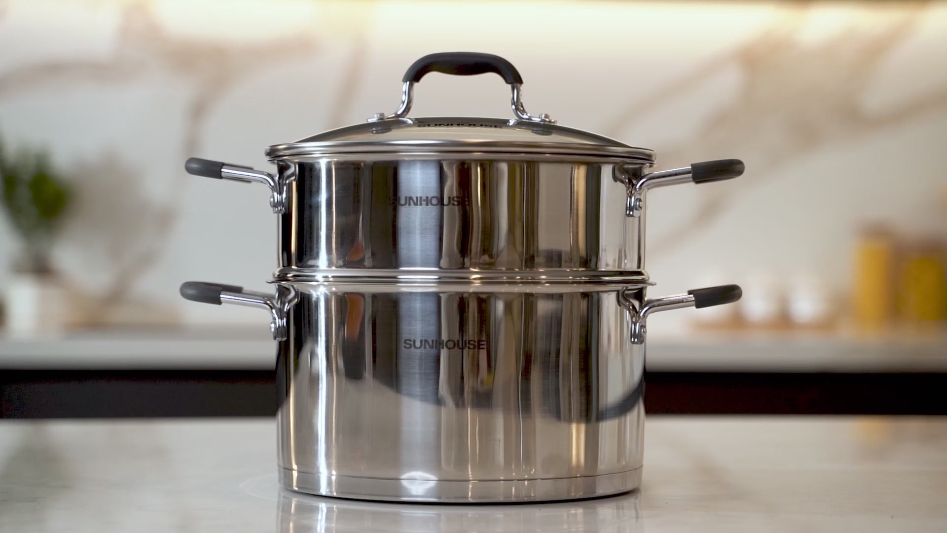 Load video: Video Sunhouse steamer pot