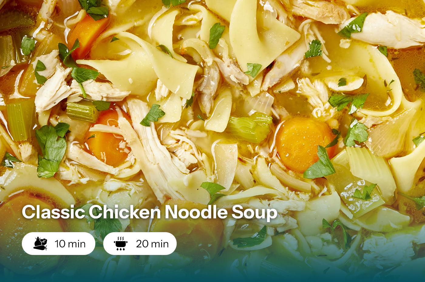Easy Classic Chicken Noodle Soup for Busy Weeknights
