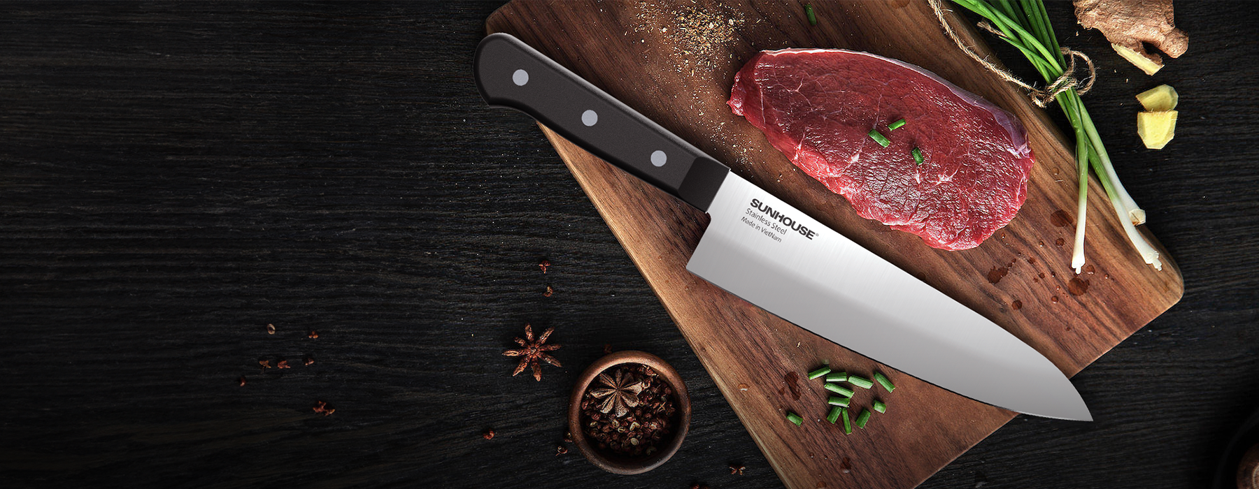Kitchen Knives Banner