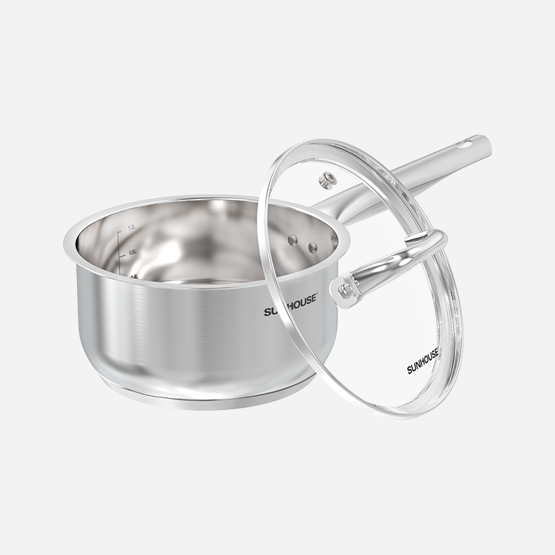 Stainless Steel Saucepan With Lid