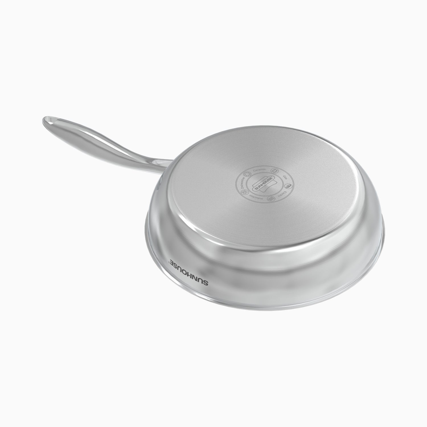  Whole-Clad Stainless Steel Frying Pan Chef Series 03